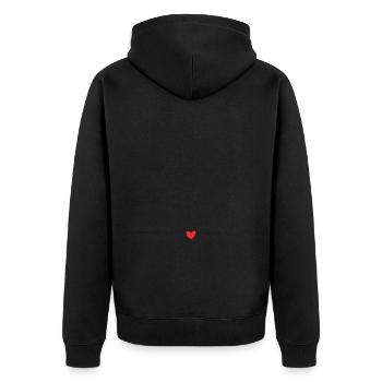 La meilleure marraine - Veste à capuche bio Premium Unisexe - noir - Dos - Nico (187cm)