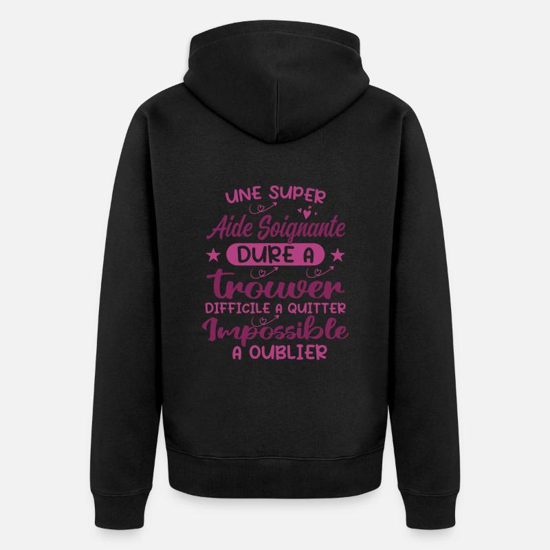 Aide Soignante Aides Soignants - Veste à capuche bio Premium Unisexe - undefined