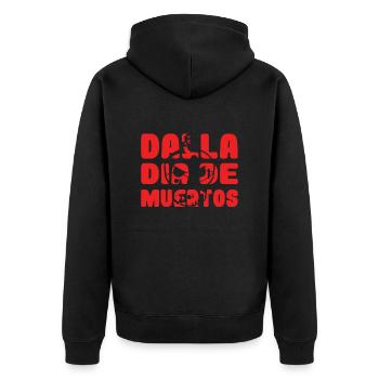 Le Jour des Morts - Veste à capuche bio Premium Unisexe - noir - Dos - Nico (187cm)