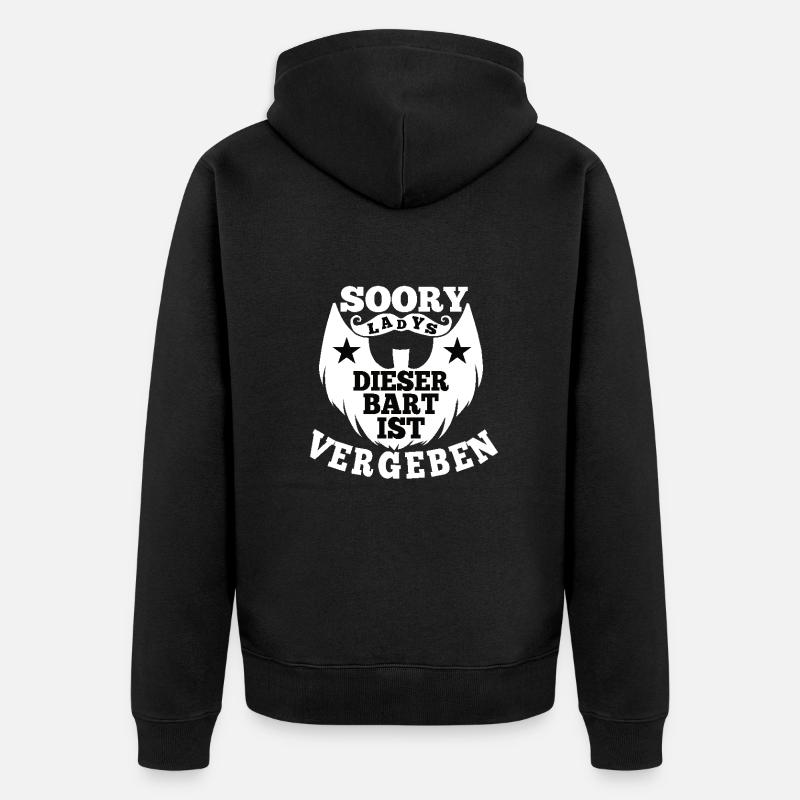 Drôle de Saint-Valentin - Veste à capuche bio Premium Unisexe - noir