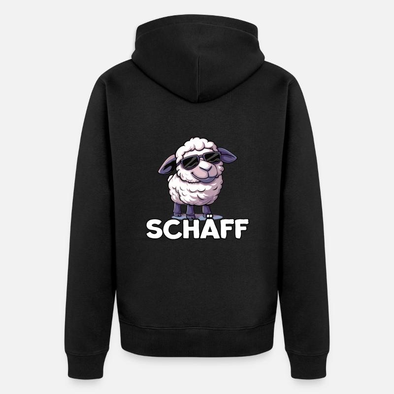 Schäff | Chef | Teamleiter | Abteilungsleiter - Unisex Premium Bio Zip Hoodie - Schwarz
