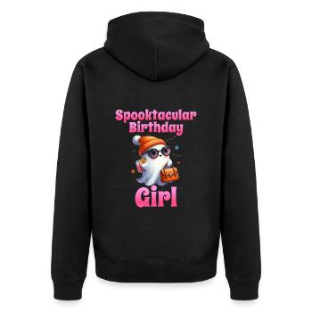 Halloween Enfants SPOOKTACULAR BIRTHDAY GIRL - Veste à capuche bio Premium Unisexe - noir - Dos - Nico (187cm)