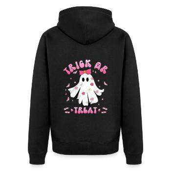 Costume d’Halloween Enfants TRICK OR TREAT Fun - Veste à capuche bio Premium Unisexe - noir - Dos - Nico (187cm)
