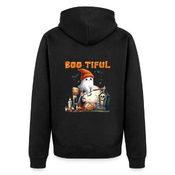 Costume d’Halloween Enfants BOO TIFUL Drôle - Veste à capuche bio Premium Unisexe - noir - Dos - Nico (187cm)