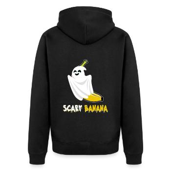 Costume d’Halloween Enfants EFFRAYANT BANANE Drôle - Veste à capuche bio Premium Unisexe - noir - Dos - Nico (187cm)