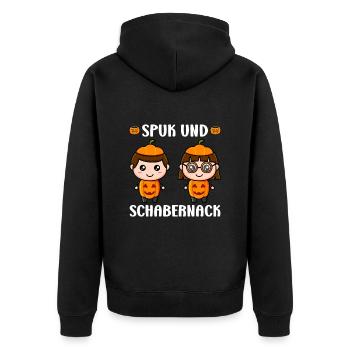 Costume d’Halloween SPOOK AND PRANKS Drôle - Veste à capuche bio Premium Unisexe - noir - Dos - Nico (187cm)