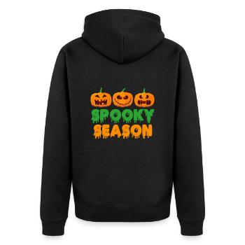 Fête d’Halloween SAISON EFFRAYANTE Enfants Halloween - Veste à capuche bio Premium Unisexe - noir - Dos - Nico (187cm)