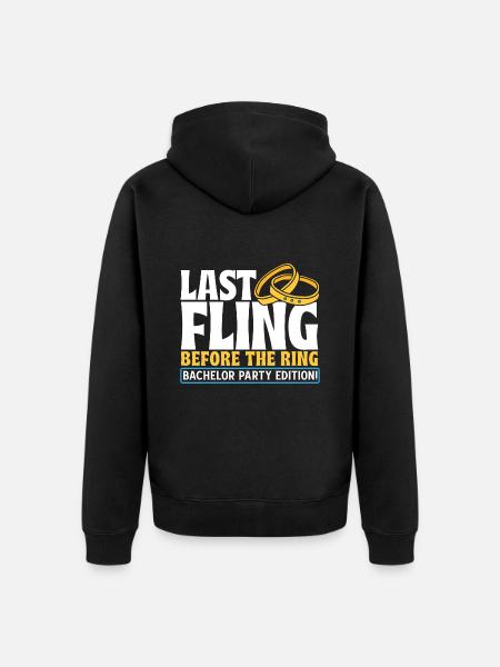 Bachelor party - Unisex Premium Organic Zip Hoodie - black