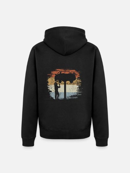 Car Mechanic - Workshop - Mechanic - Unisex Premium Organic Zip Hoodie - black