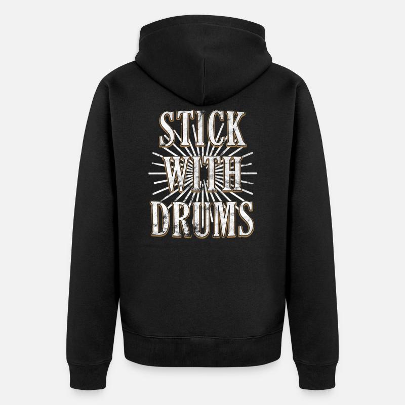 batterie - Veste à capuche bio Premium Unisexe - noir