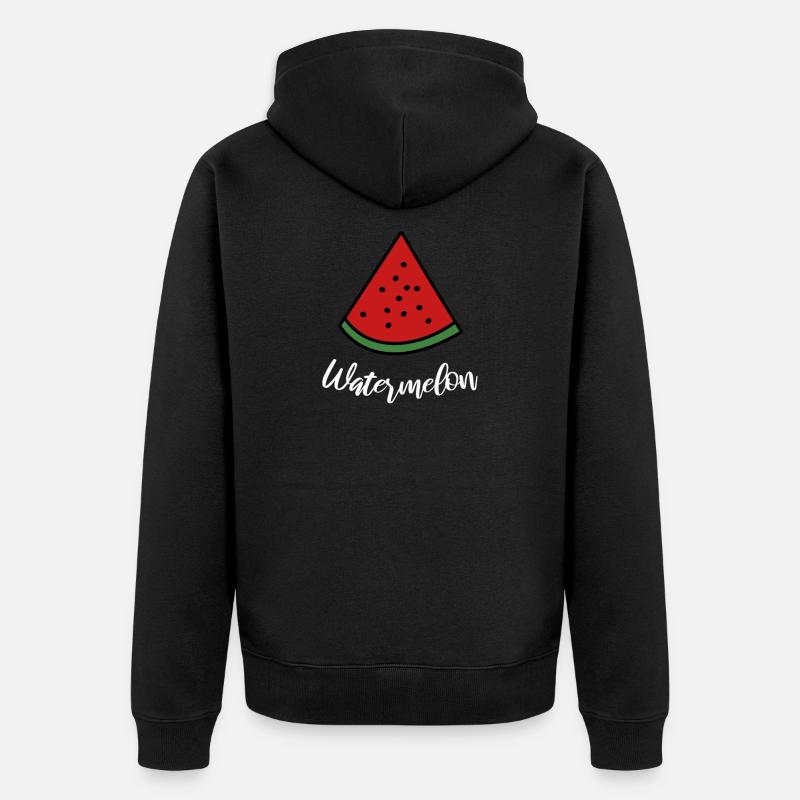 melon d'eau - Veste à capuche bio Premium Unisexe - noir