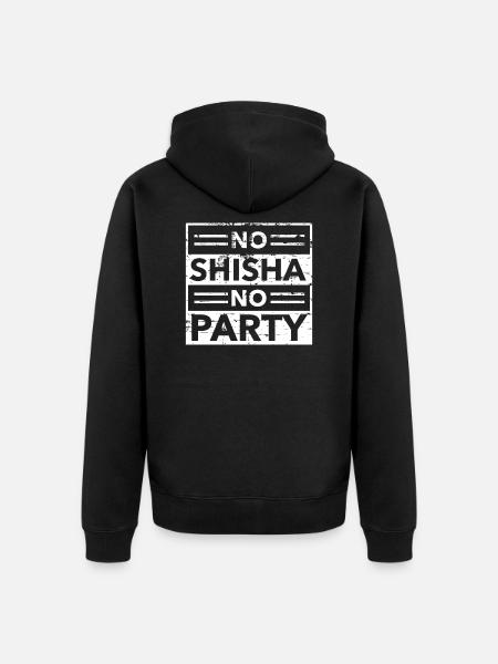 ^ Shisha - Unisex Premium Organic Zip Hoodie - black