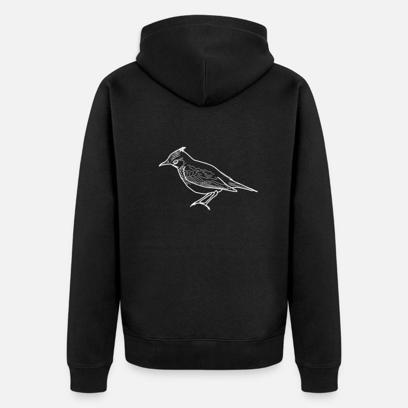 alouette - Veste à capuche bio Premium Unisexe - noir