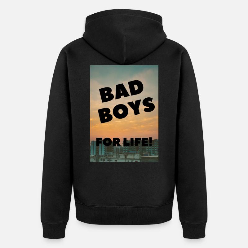 Bad Boys, pour la vie - Veste à capuche bio Premium Unisexe - noir