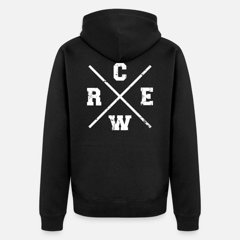 Équipage - Veste à capuche bio Premium Unisexe - noir