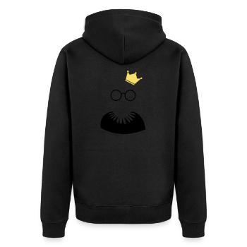 Ruth Bader Ginsberg Notorious RBG cadeau dissidence - Veste à capuche bio Premium Unisexe - noir - Dos - Nico (187cm)