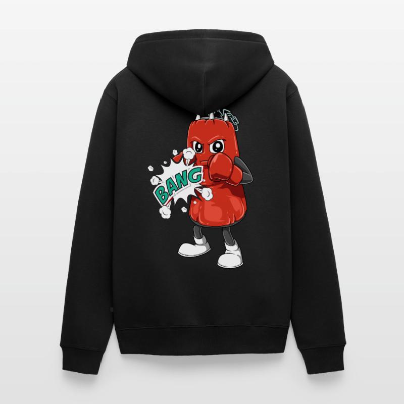 Boxe boxe boxe boxe de boxe de boxe pour un Veste à capuche bio Premium Unisexe