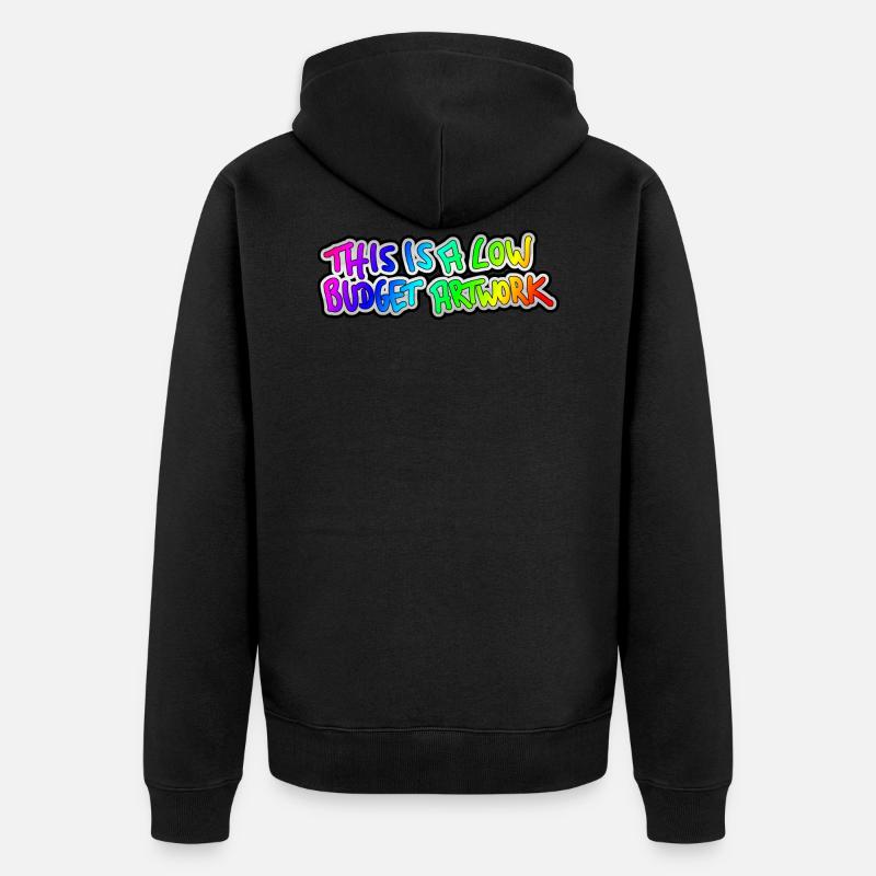 cheap art - Veste à capuche bio Premium Unisexe - noir