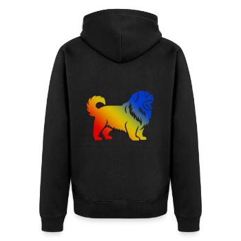 Chien Chow Chow - Veste à capuche bio Premium Unisexe - noir - Dos - Nico (187cm)