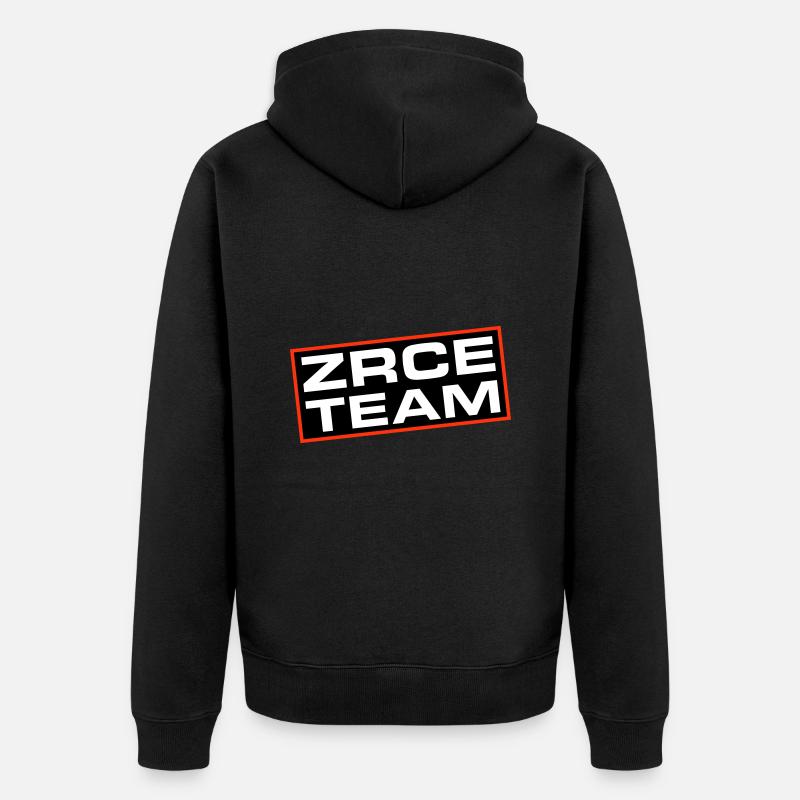 Zrce Team - Unisex Premium Bio Zip Hoodie - Schwarz