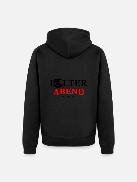 Polterabend Hochzeit Junggeselle - Unisex Premium Bio Zip Hoodie - Schwarz