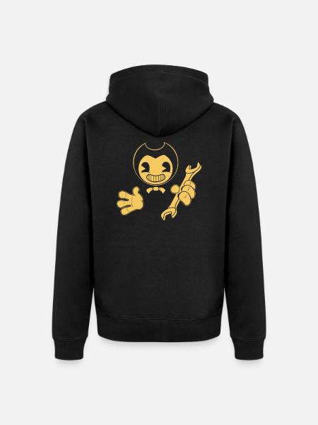 Bendy Repairman - Unisex Premium Organic Zip Hoodie - black