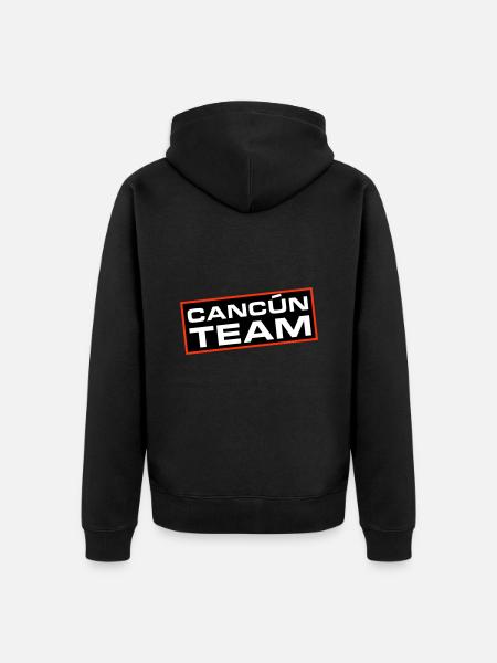 Cancun Team - Unisex Premium Organic Zip Hoodie - black