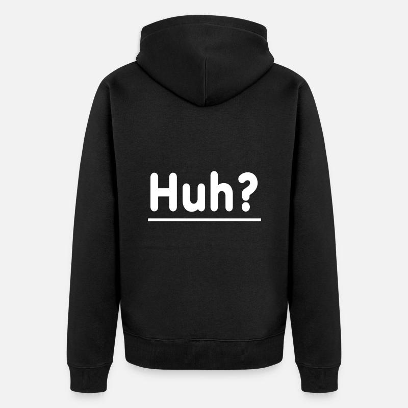 Hein? - Veste à capuche bio Premium Unisexe - noir