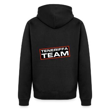 L’équipe de Tenerife - Veste à capuche bio Premium Unisexe - noir - Dos - Nico (187cm)