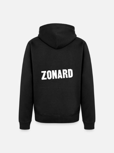 zonard - Veste à capuche bio Premium Unisexe - noir