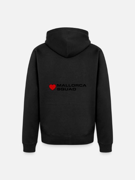 Mallorca Squad - Unisex Premium Bio Zip Hoodie - Schwarz