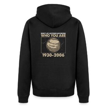 Don't Let Anyone Motivational Astronomie For - Veste à capuche bio Premium Unisexe - noir - Dos - Nico (187cm)