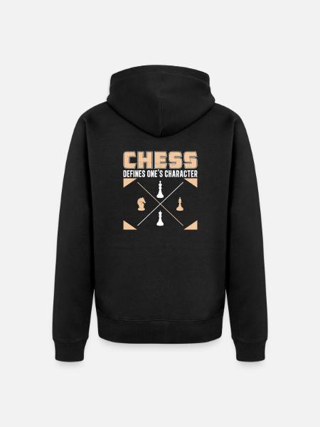Retro-Charakter-Defining-Spiel für einen - Unisex Premium Bio Zip Hoodie - Schwarz