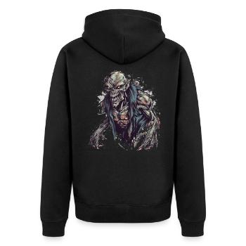 Monster Monster Demon Devil Vampire Guhl Zombie - Veste à capuche bio Premium Unisexe - noir - Dos - Nico (187cm)