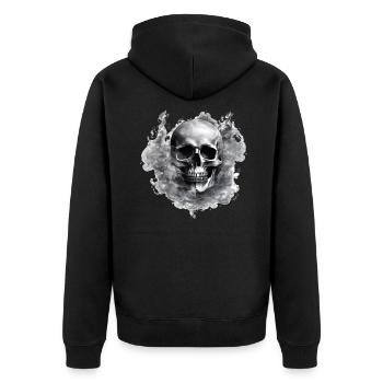 Monster Monster Demon Devil Vampire Guhl Zombie - Veste à capuche bio Premium Unisexe - noir - Dos - Nico (187cm)
