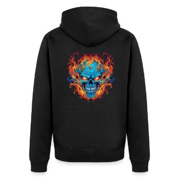 Monster Monster Demon Devil Vampire Guhl Zombie - Veste à capuche bio Premium Unisexe - noir - Dos - Nico (187cm)