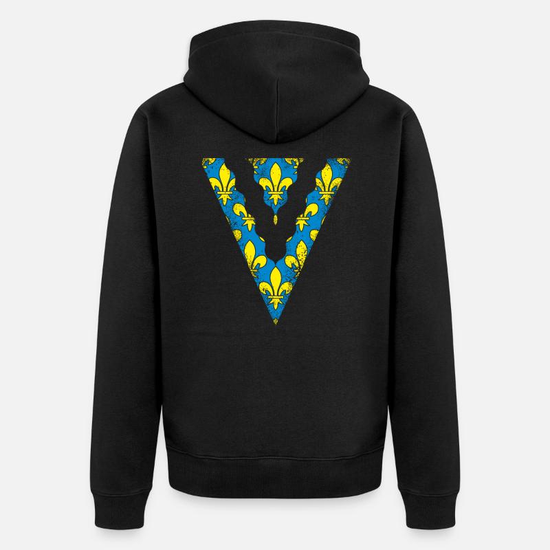 Val de Marne - Veste à capuche bio Premium Unisexe - noir