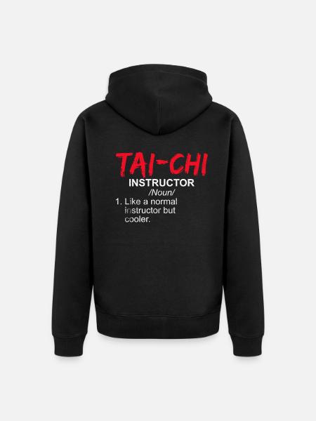 Tai Chi Instructor - Unisex Premium Bio Zip Hoodie - Schwarz