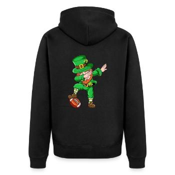 Sports Dab St Patricks Goblin Football Dabbing - Veste à capuche bio Premium Unisexe - noir - Dos - Nico (187cm)