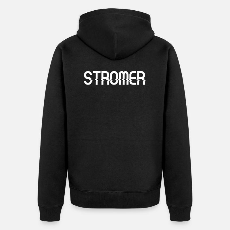 Électricien suisse allemand - Stromer - Veste à capuche bio Premium Unisexe - noir