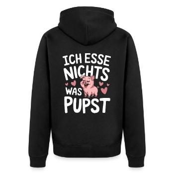 Animal cochon - Veste à capuche bio Premium Unisexe - noir - Dos - Nico (187cm)