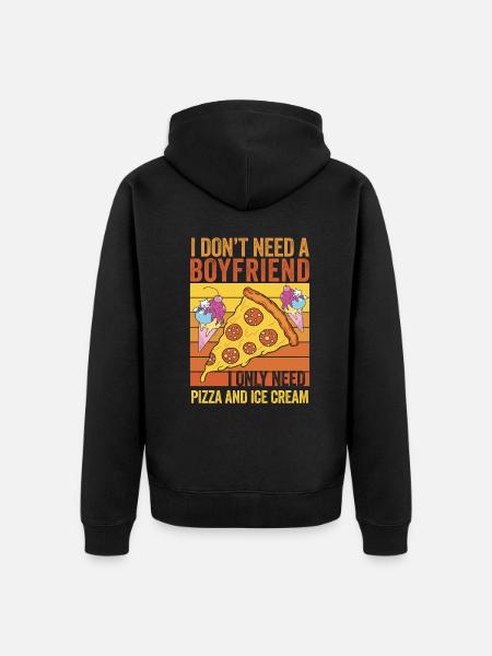 Pizza & Glass: Mina sanna kärlekar - Ekologisk premiumluvjack unisex - svart