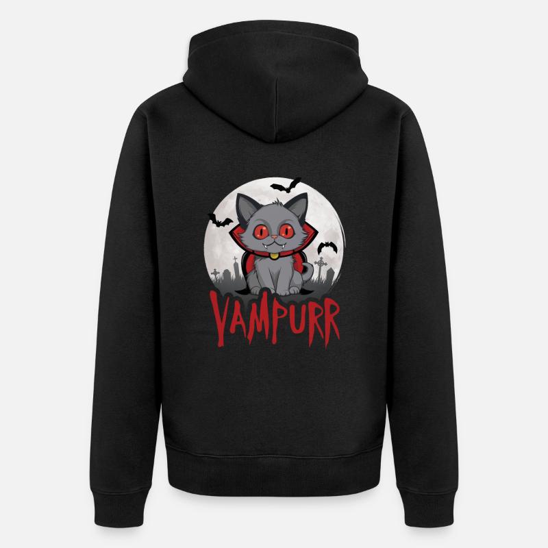 Vampurr - Veste à capuche bio Premium Unisexe - noir