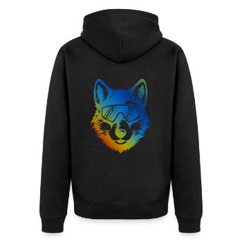 Lunettes de ski Wolf Colorful - Veste à capuche bio Premium Unisexe - noir - Dos - Nico (187cm)