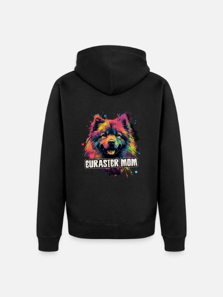 Eurasier Dog Gift Saying - Unisex Premium Organic Zip Hoodie - black