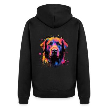 Kangal Dog Cadeau Dire - Veste à capuche bio Premium Unisexe - noir - Dos - Nico (187cm)