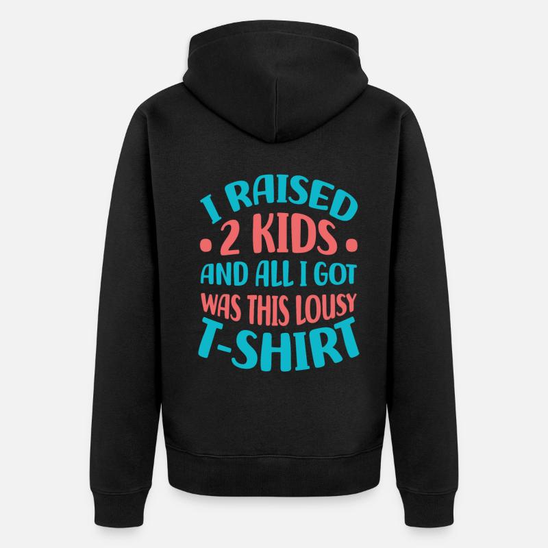 Mère - Veste à capuche bio Premium Unisexe - noir