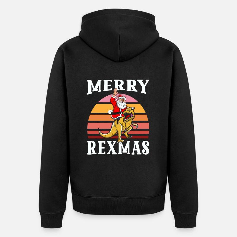 Joyeux Noël - Veste à capuche bio Premium Unisexe - noir