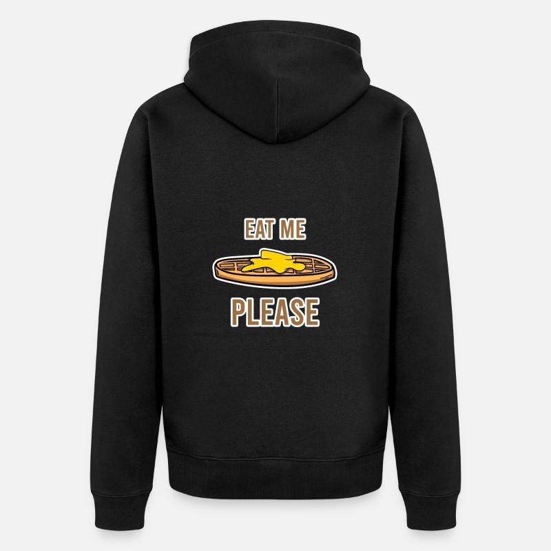 Gaufre Candy - Veste à capuche bio Premium Unisexe - noir