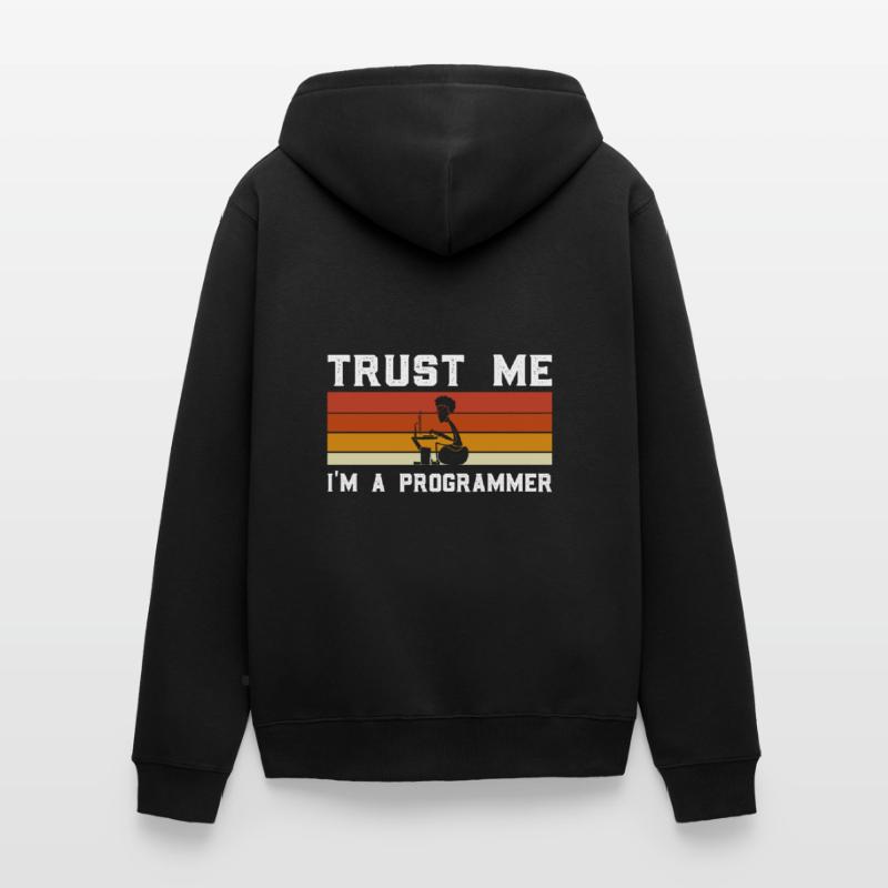 Debugging Programmer Computer Science Computer Nerd Unisex Premium Organic Zip Hoodie